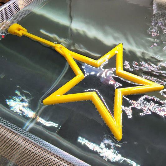 Shining Star Fish Feed Ring with Suction Cup